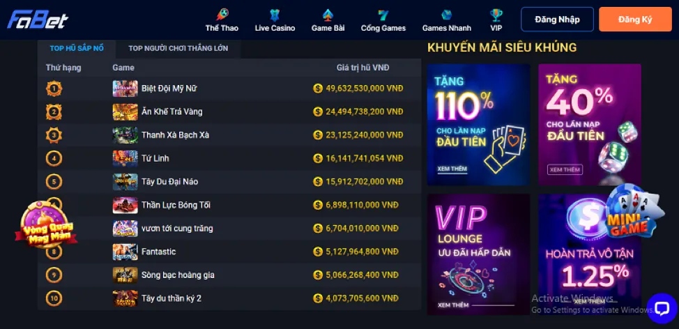 Đăng ký tài khoản RickVIP và nhận các ưu đãi game hấp dẫn